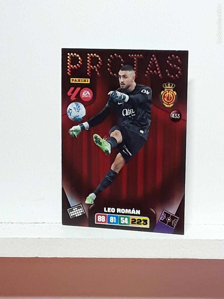 Coleccionismo cromos antiguos: ADRENALYN 2025 2026 25 26 ALBUM PANINI LIGA N 433 MALLORCA PROTAS LEO ROMAN