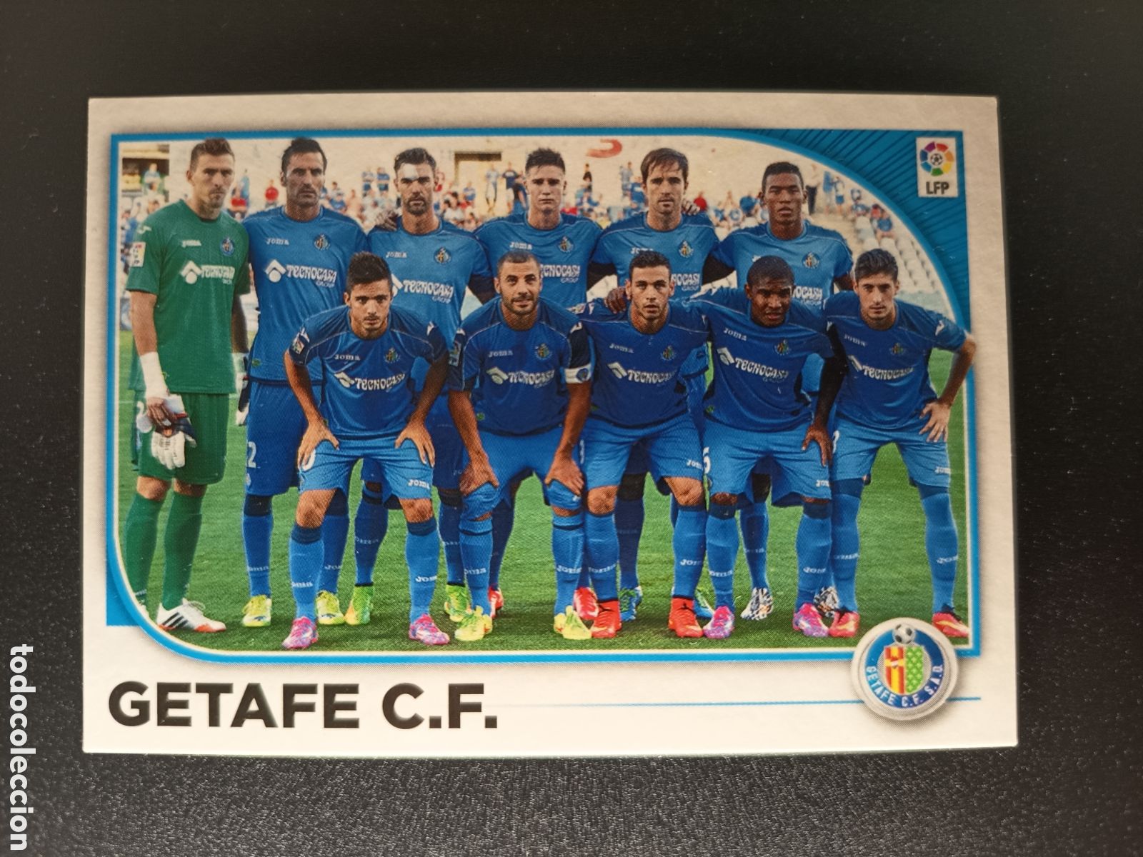 Coleccionismo cromos antiguos: SIN PEGAR CROMO STICKER N&ordm; 21 EQUIPO GETAFE C.F. COLECCI&Oacute;N LIGA ESTE PANINI 2014-15 2014 2015
