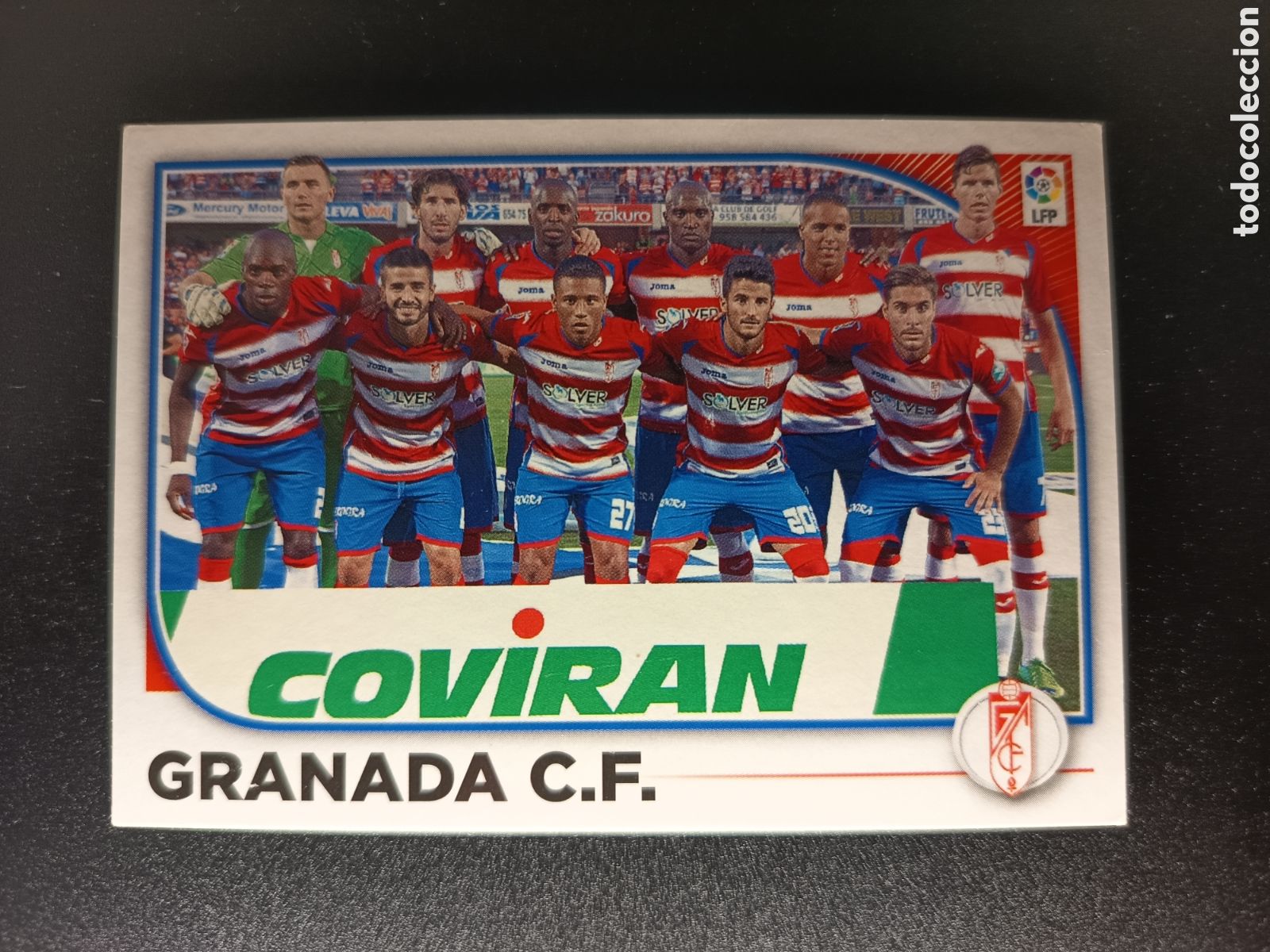Coleccionismo cromos antiguos: SIN PEGAR CROMO STICKER N&ordm; 21 EQUIPO GRANADA C.F. COLECCI&Oacute;N LIGA ESTE PANINI 2014-15 2014 2015