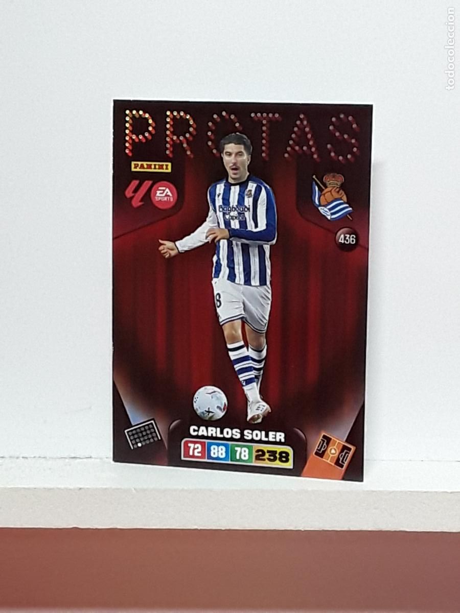 Coleccionismo cromos antiguos: ADRENALYN 2025 2026 25 26 ALBUM PANINI LIGA N 436 REAL SOCIEDAD PROTAS CARLOS SOLER