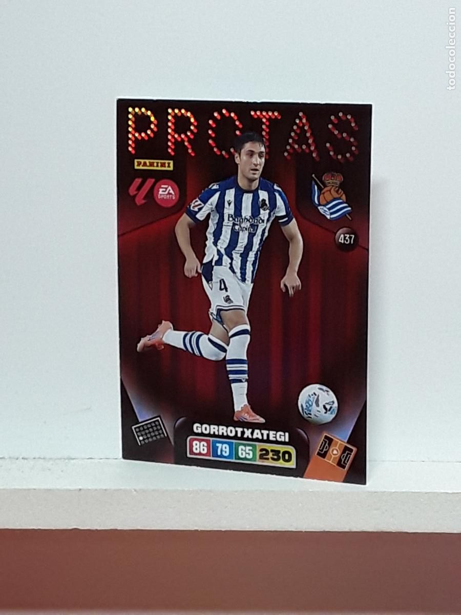 Coleccionismo cromos antiguos: ADRENALYN 2025 2026 25 26 ALBUM PANINI LIGA N 437 REAL SOCIEDAD PROTAS GORROTXATEGI