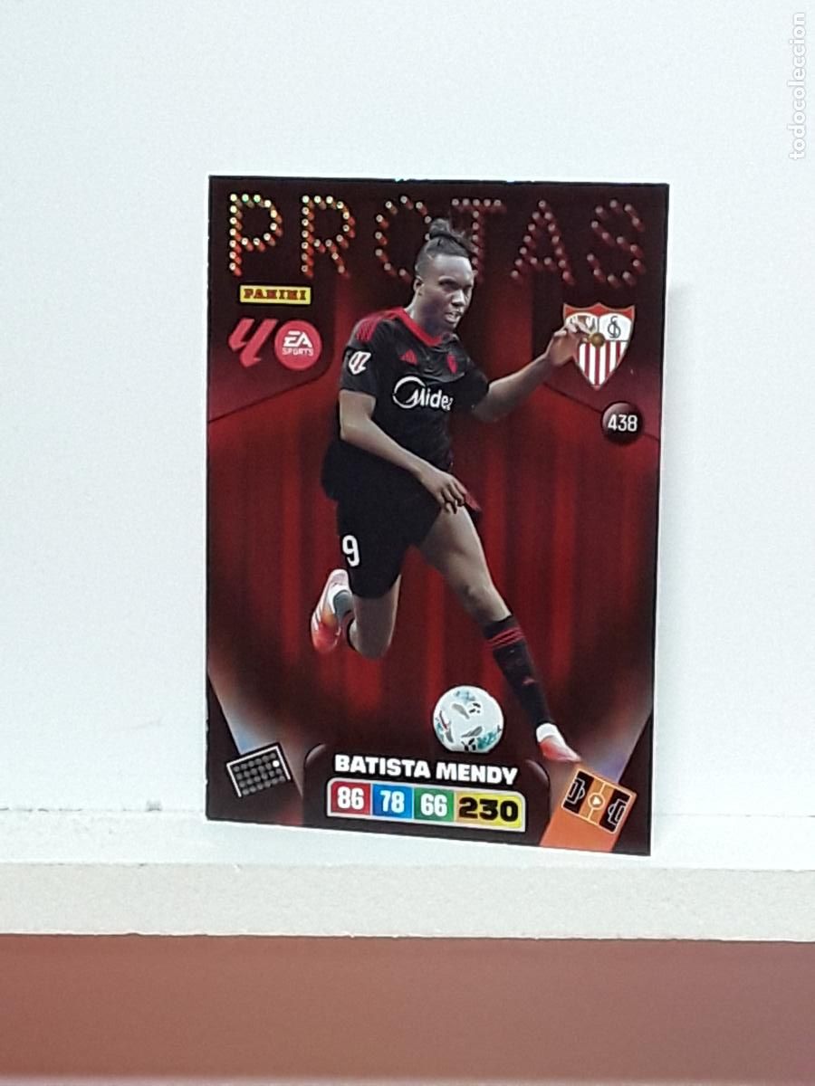 Coleccionismo cromos antiguos: ADRENALYN 2025 2026 25 26 ALBUM PANINI LIGA N 438 SEVILLA PROTAS BATISTA MENDY