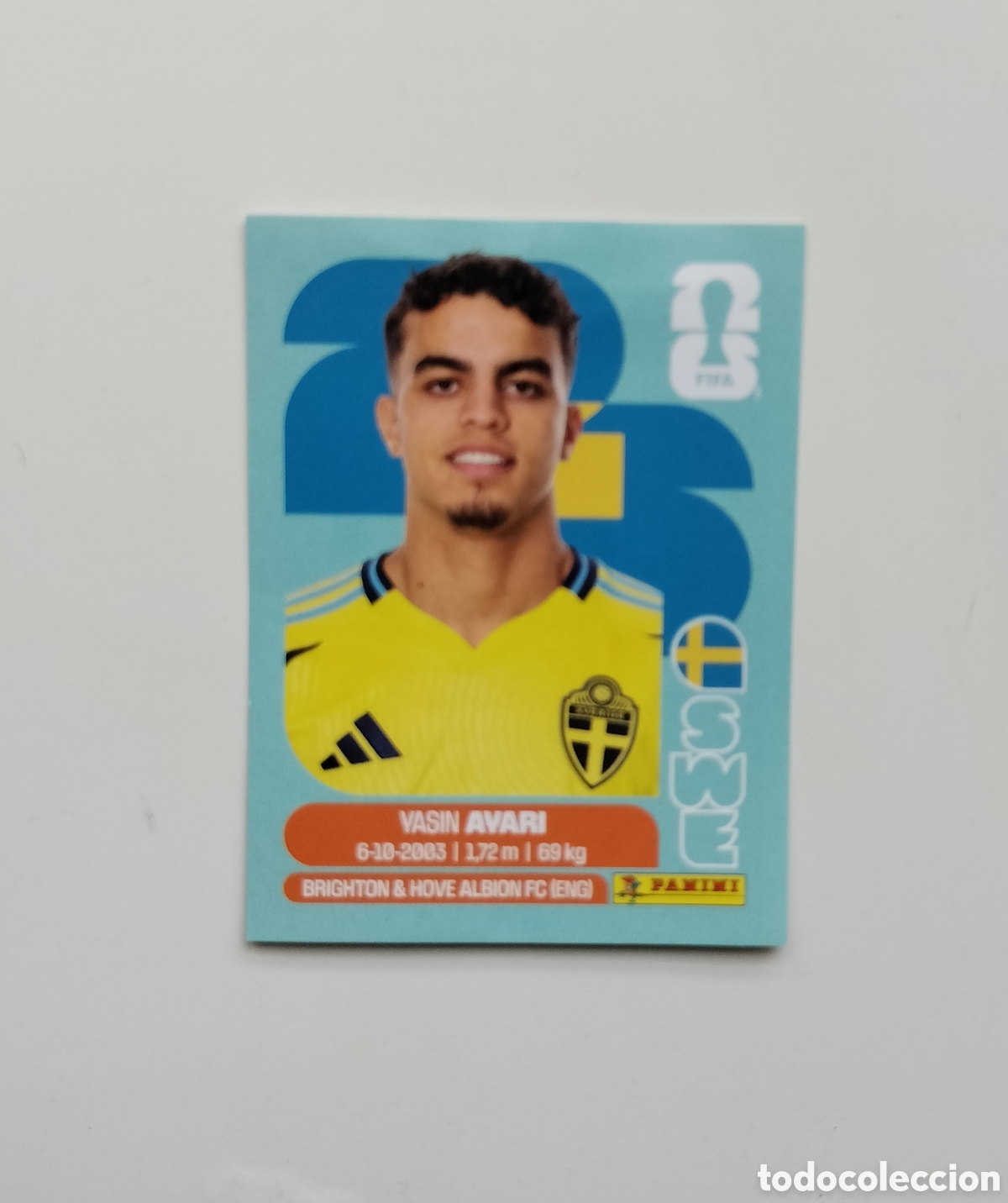 Coleccionismo cromos antiguos: SWE11 YASIN AYARI 11 SUECIA MUNDIAL FIFA WORLD CUP 2026 STICKER PANINI SIN PEGAR