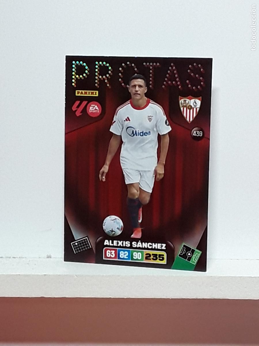Coleccionismo cromos antiguos: ADRENALYN 2025 2026 25 26 ALBUM PANINI LIGA N 439 SEVILLA PROTAS ALEXIS SANCHEZ