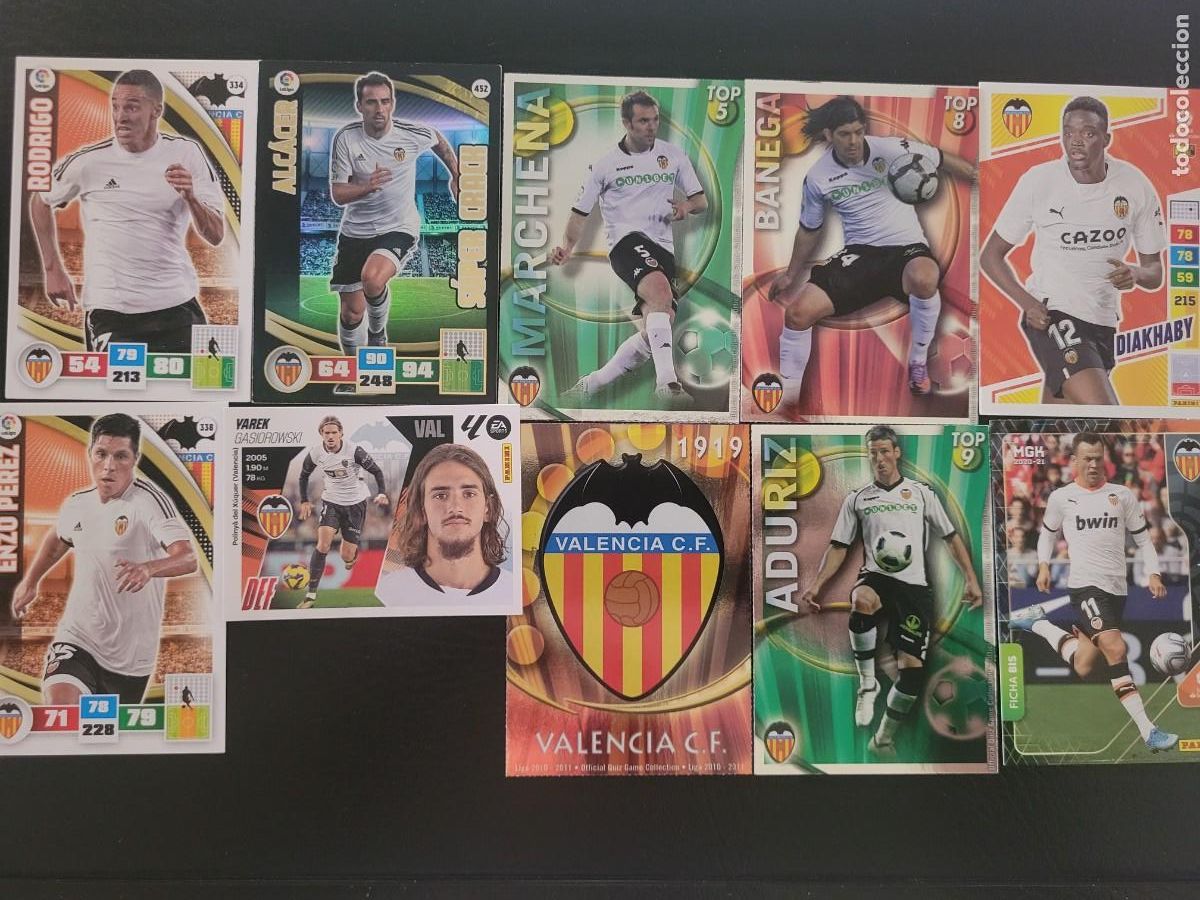 Collectable Antique Stickers: 65 Cartas!!!! del Valencia CF, varios a&ntilde;os.