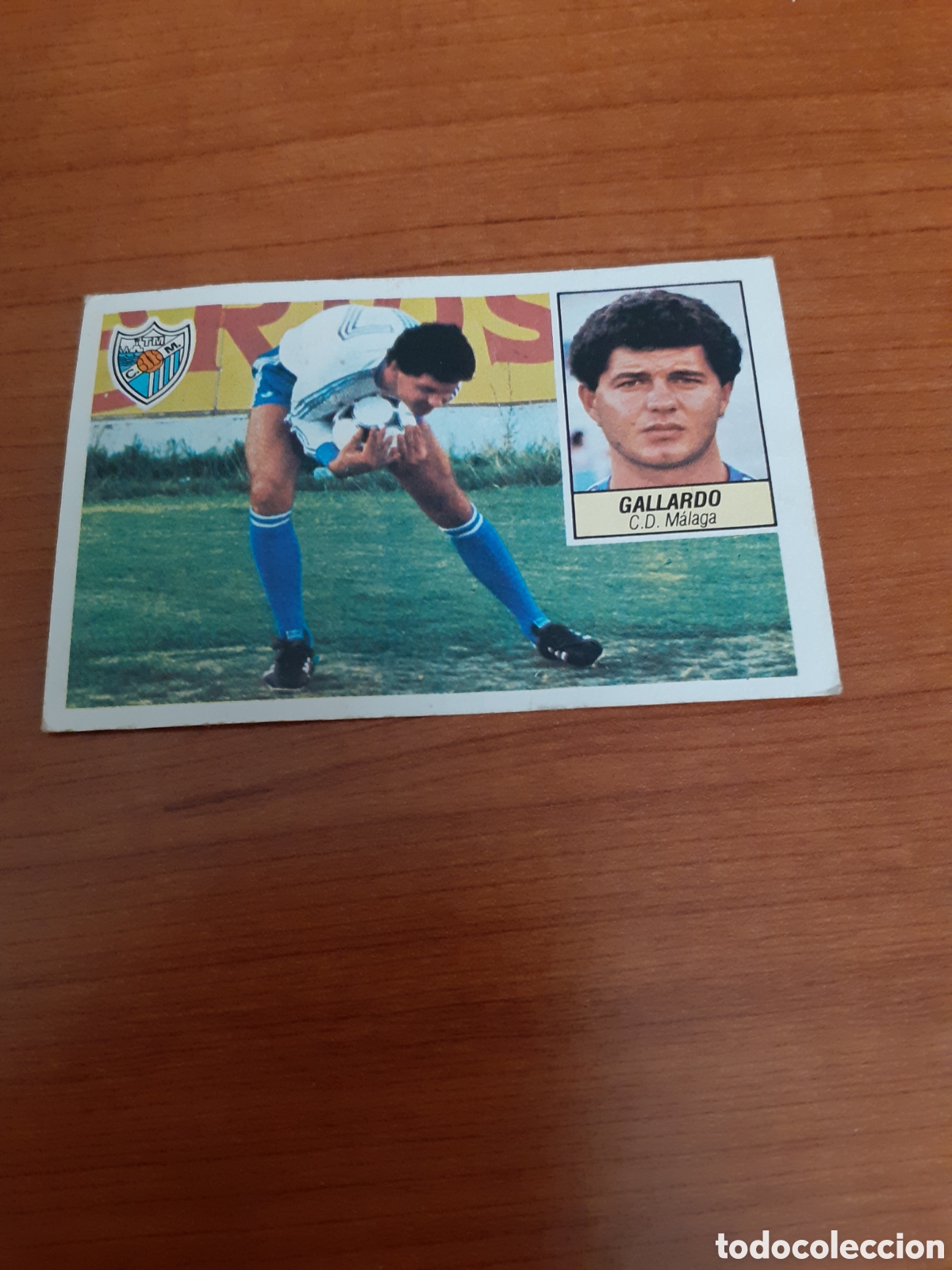 Coleccionismo cromos antiguos: EDIC ESTE LIGA 84 85 COLOCA GALLARDO MALAGA SIN PEGAR
