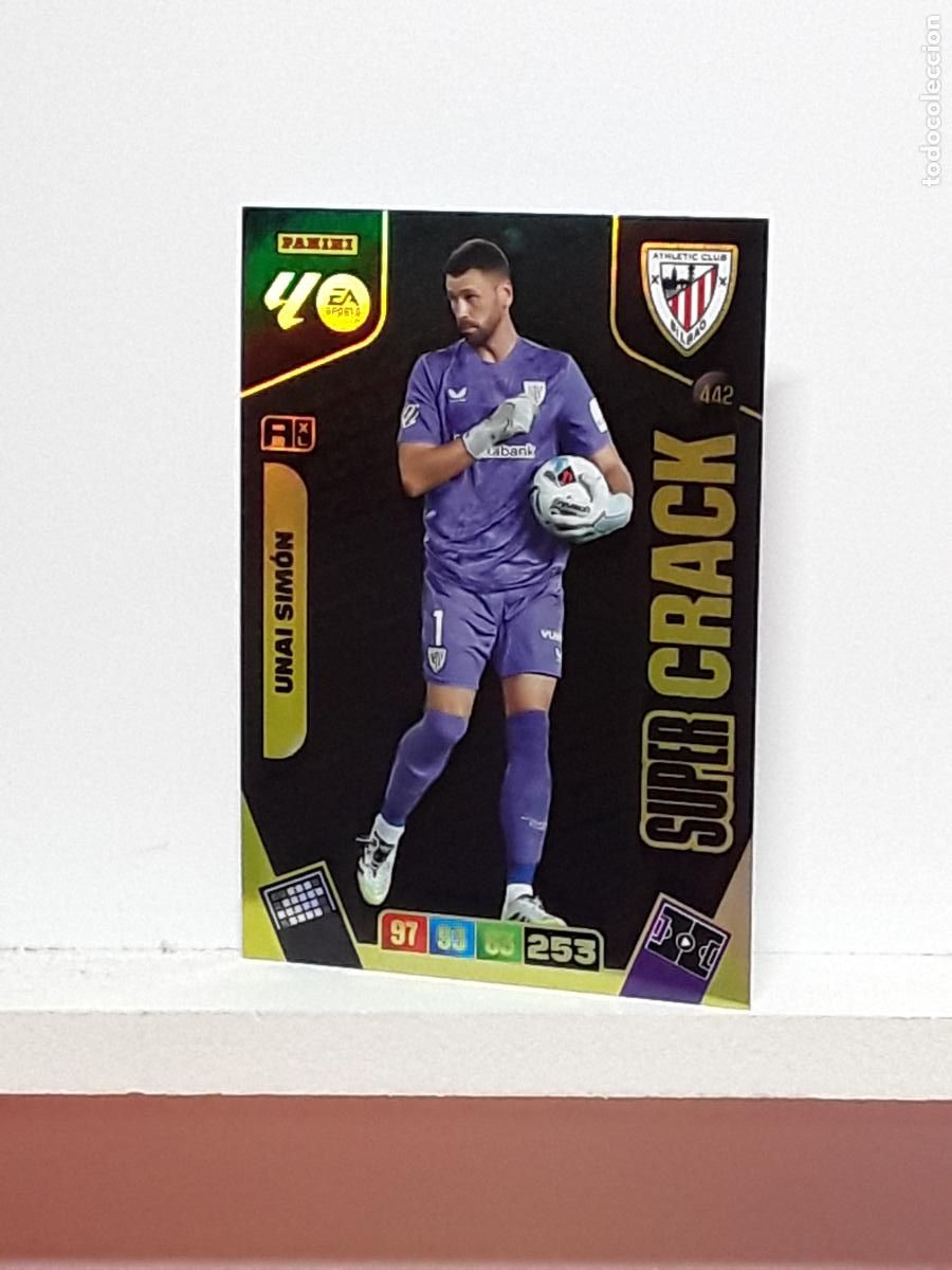 Coleccionismo cromos antiguos: ADRENALYN 2025 2026 25 26 ALBUM PANINI LIGA N 442 ATHLETIC SUPER CRACK UNAI SIMON