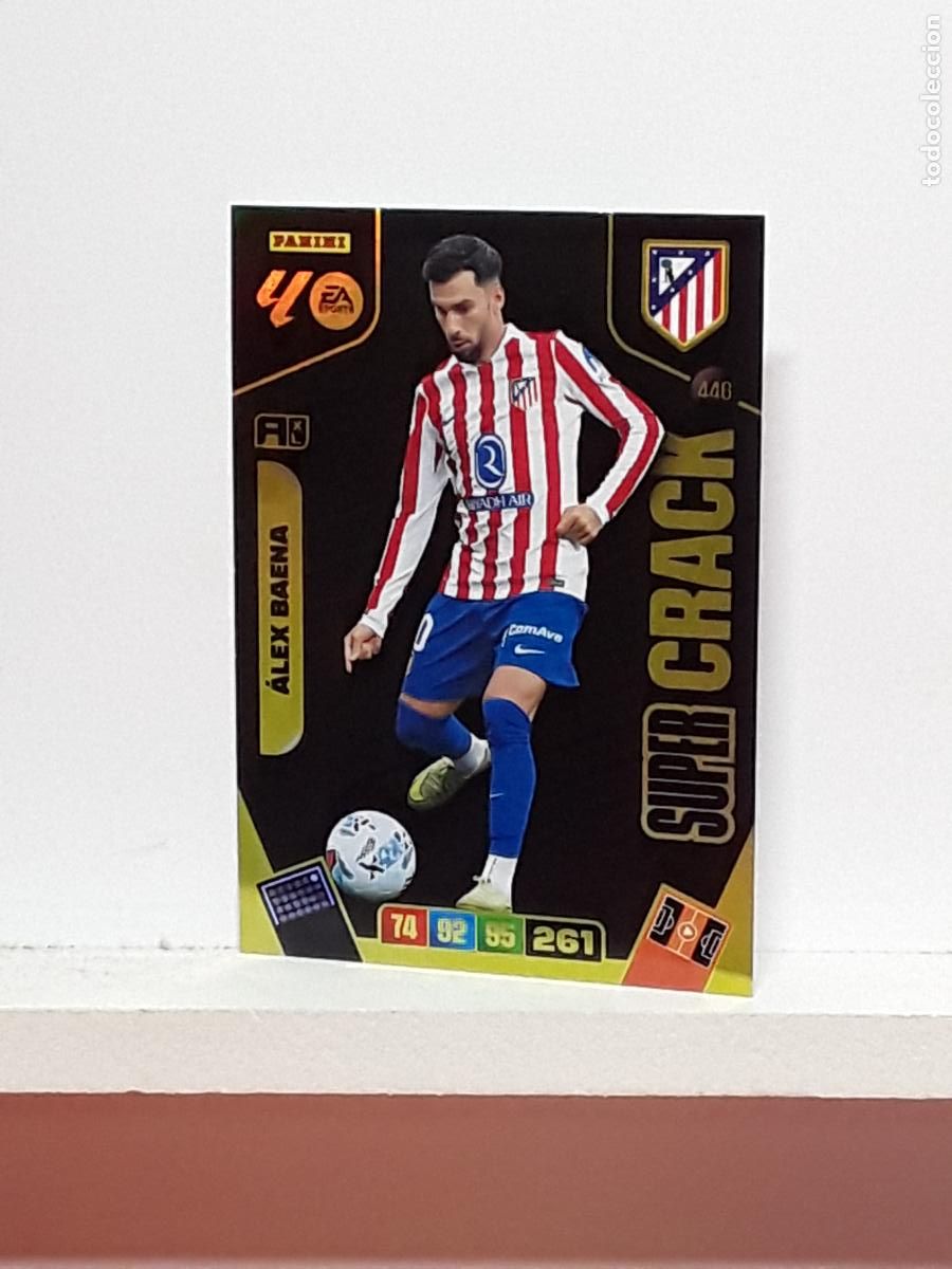 Coleccionismo cromos antiguos: ADRENALYN 2025 2026 25 26 ALBUM PANINI LIGA N 446 ATLETICO MADRID SUPER CRACK ALEX BAENA