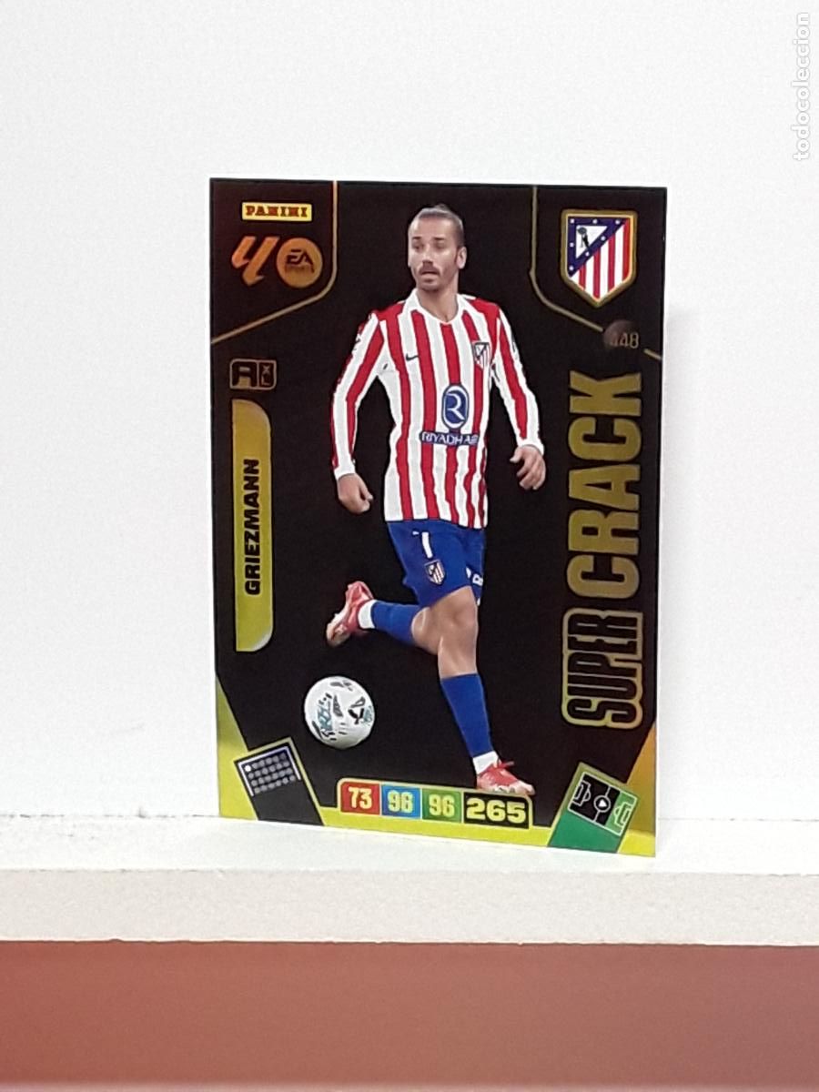 Coleccionismo cromos antiguos: ADRENALYN 2025 2026 25 26 ALBUM PANINI LIGA N 448 ATLETICO MADRID SUPER CRACK GRIEZMANN