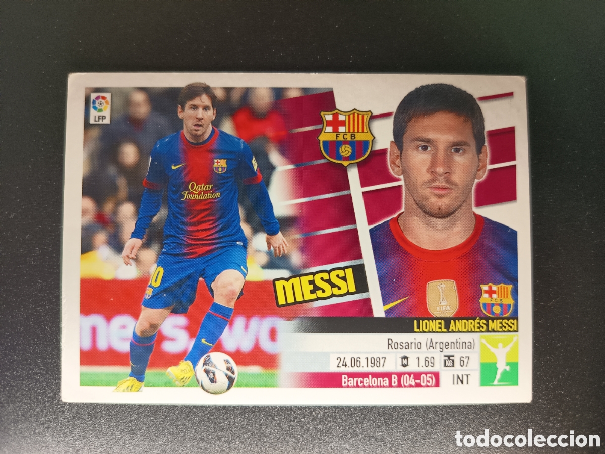 Collectionnisme Cartes &agrave; collectionner anciennes: SIN PEGAR CROMO STICKER N&ordm; 16 MESSI F.C. BARCELONA COLECCI&Oacute;N LIGA ESTE PANINI 2013-14 2013 2014 (II)