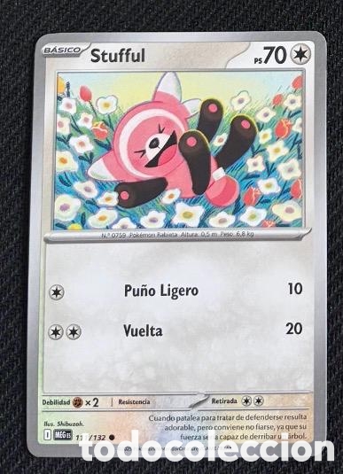 Coleccionismo cromos antiguos: 111/132 Stufful Carta POKEMON TCG