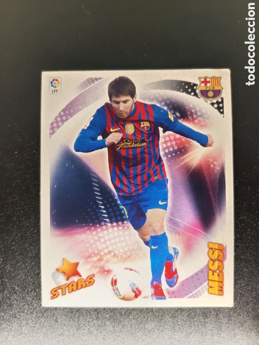 Coleccionismo cromos antiguos: SIN PEGAR CROMO STICKER N&ordm; 10 STARS MESSI COLECCI&Oacute;N LIGA ESTE PANINI 2012-13 2012 2013 (I)
