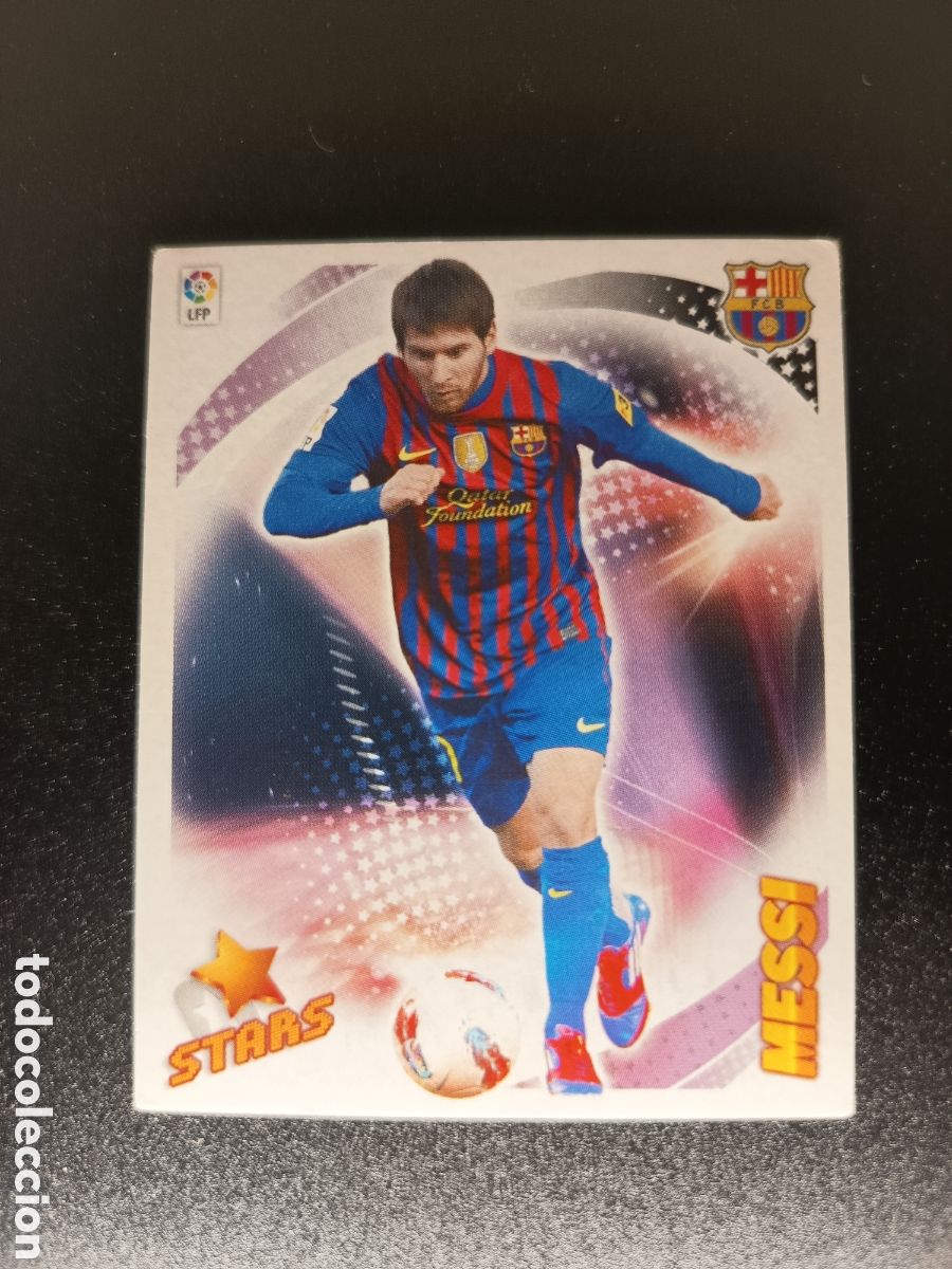 Collectionnisme Cartes &agrave; collectionner anciennes: SIN PEGAR CROMO STICKER N&ordm; 10 STARS MESSI COLECCI&Oacute;N LIGA ESTE PANINI 2012-13 2012 2013 (II)