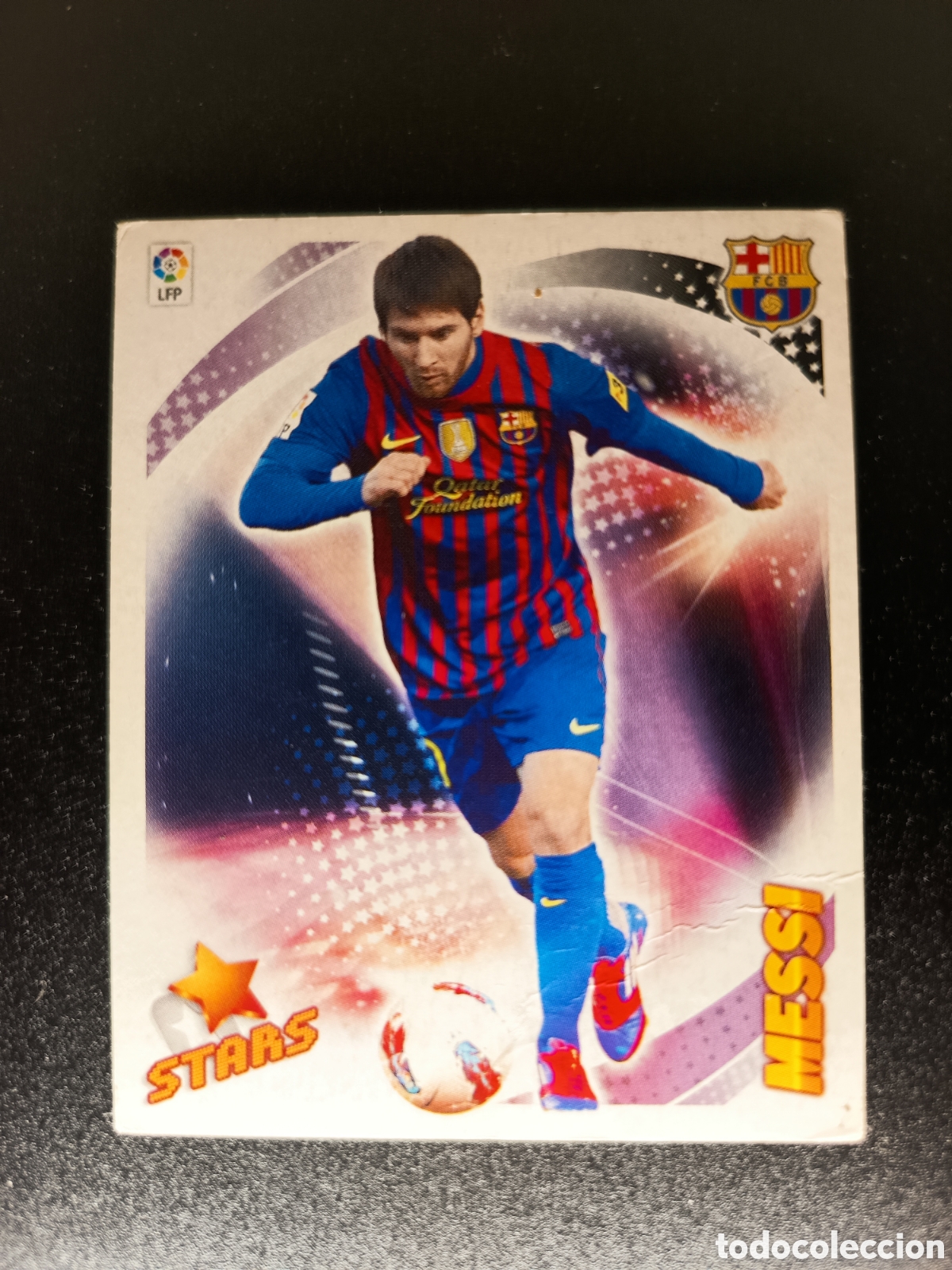 Collectionnisme Cartes &agrave; collectionner anciennes: SIN PEGAR CROMO STICKER N&ordm; 10 STARS MESSI COLECCI&Oacute;N LIGA ESTE PANINI 2012-13 2012 2013 (III)