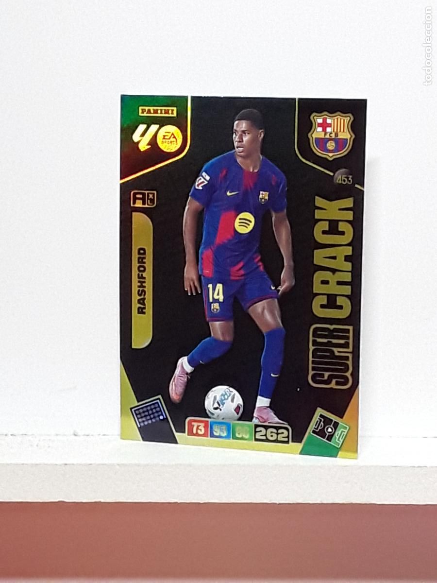 Coleccionismo cromos antiguos: ADRENALYN 2025 2026 25 26 ALBUM PANINI LIGA N 453 BARCELONA SUPER CRACK RASHFORD