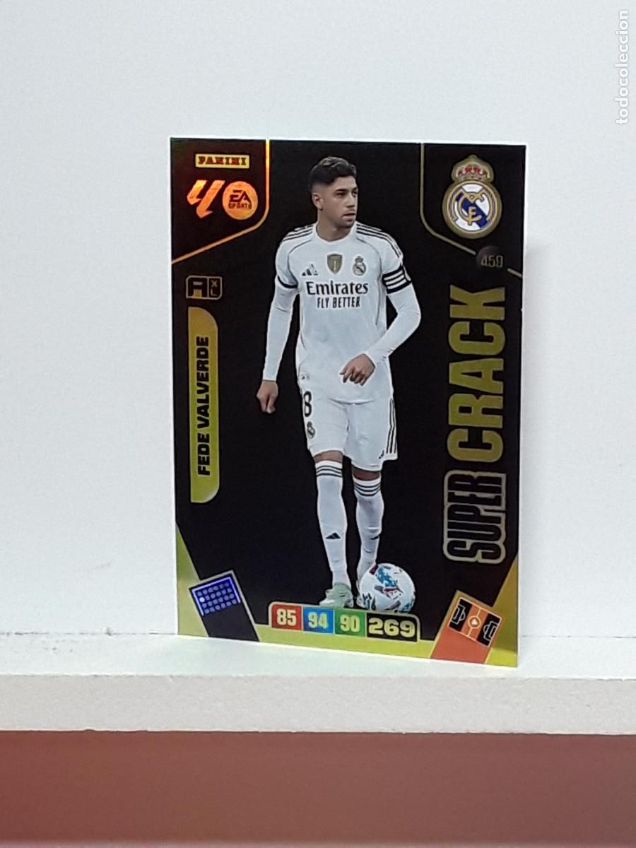 Coleccionismo cromos antiguos: ADRENALYN 2025 2026 25 26 ALBUM PANINI LIGA N 459 REAL MADRID SUPER CRACK FEDE VALVERDE