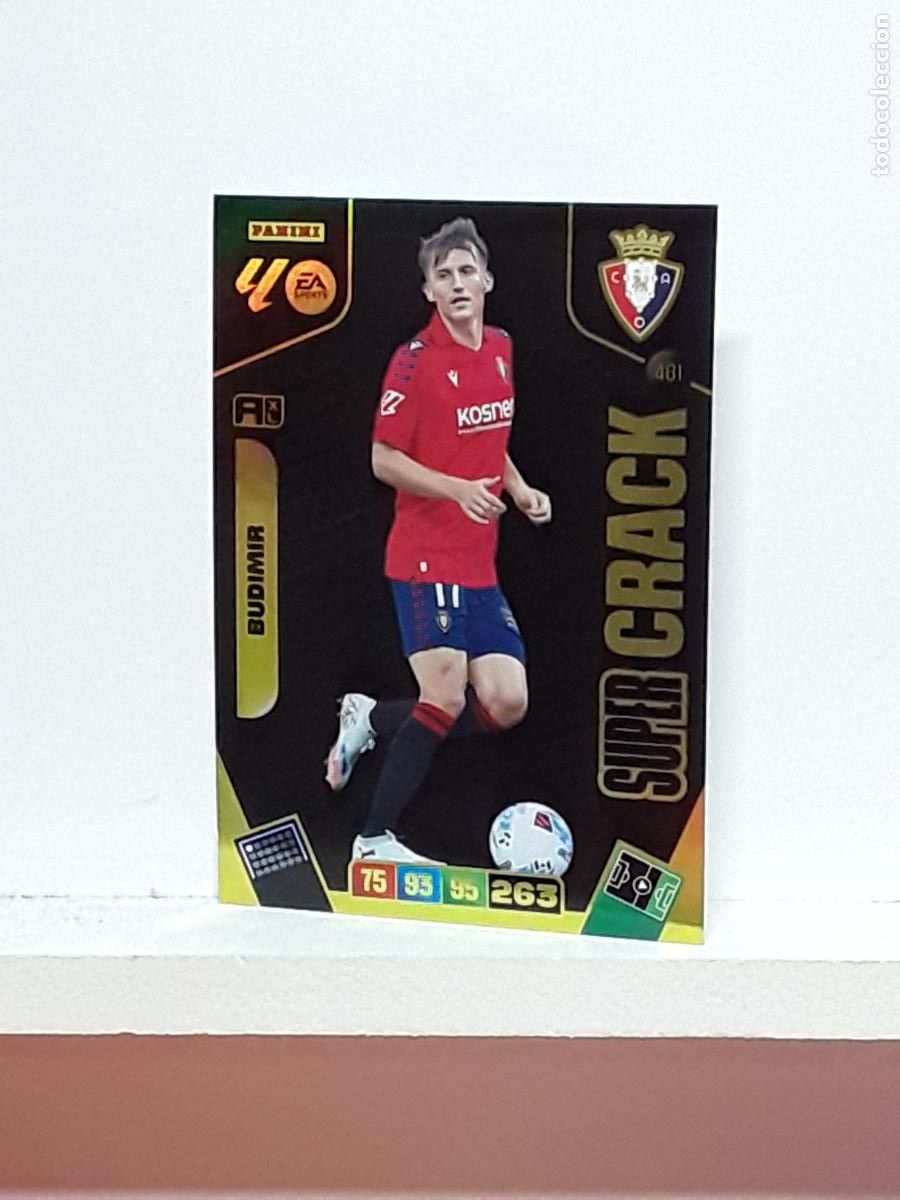 Coleccionismo cromos antiguos: ADRENALYN 2025 2026 25 26 ALBUM PANINI LIGA N 461 OSASUNA SUPER CRACK BUDIMIR