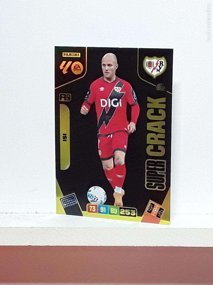 Coleccionismo cromos antiguos: ADRENALYN 2025 2026 25 26 ALBUM PANINI LIGA N 462 RAYO VALLECANO SUPER CRACK ISI