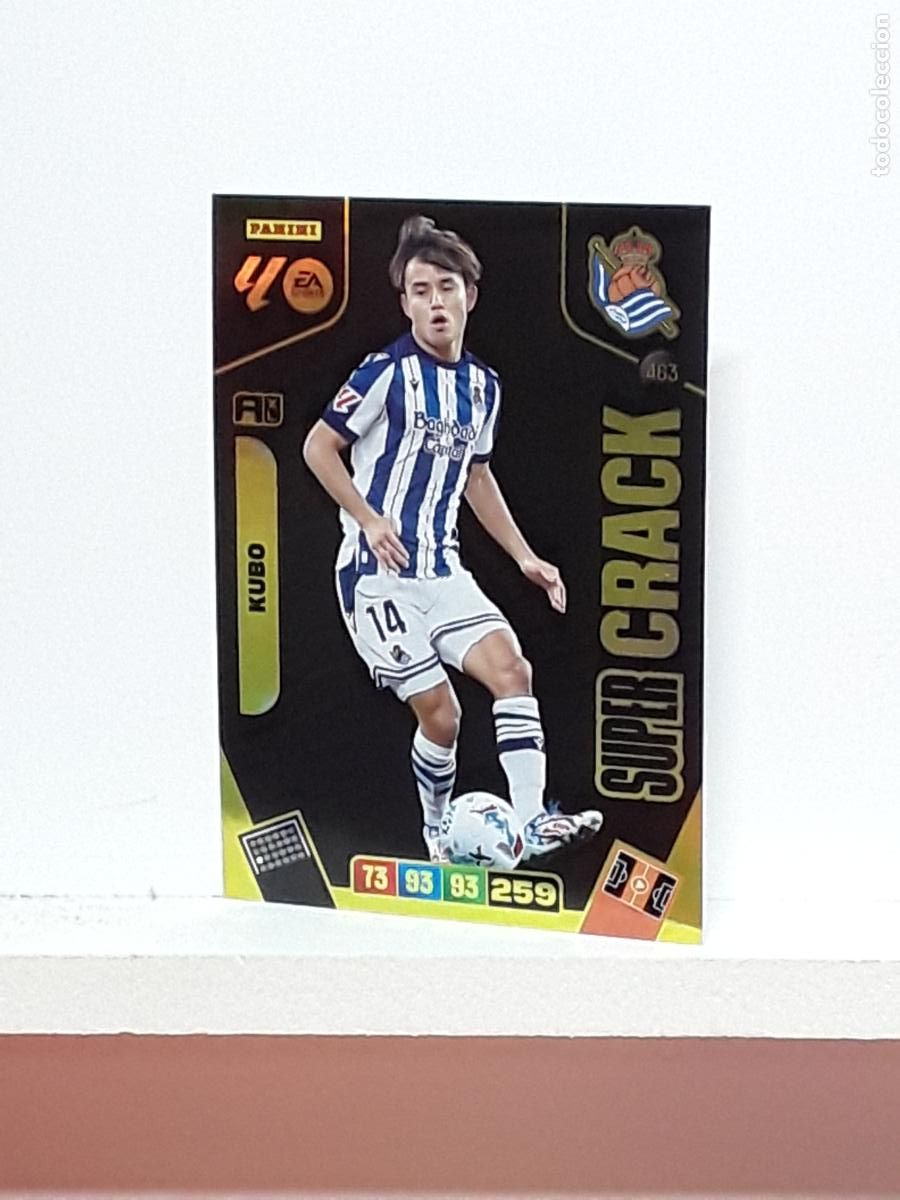 Coleccionismo cromos antiguos: ADRENALYN 2025 2026 25 26 ALBUM PANINI LIGA N 463 REAL SOCIEDAD SUPER CRACK KUBO