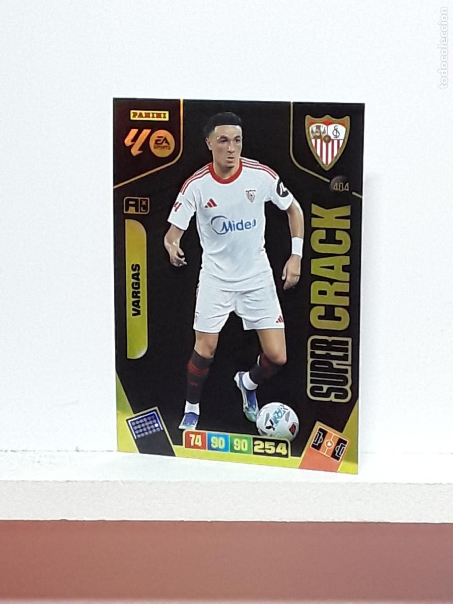 Coleccionismo cromos antiguos: ADRENALYN 2025 2026 25 26 ALBUM PANINI LIGA N 464 SEVILLA SUPER CRACK VARGAS