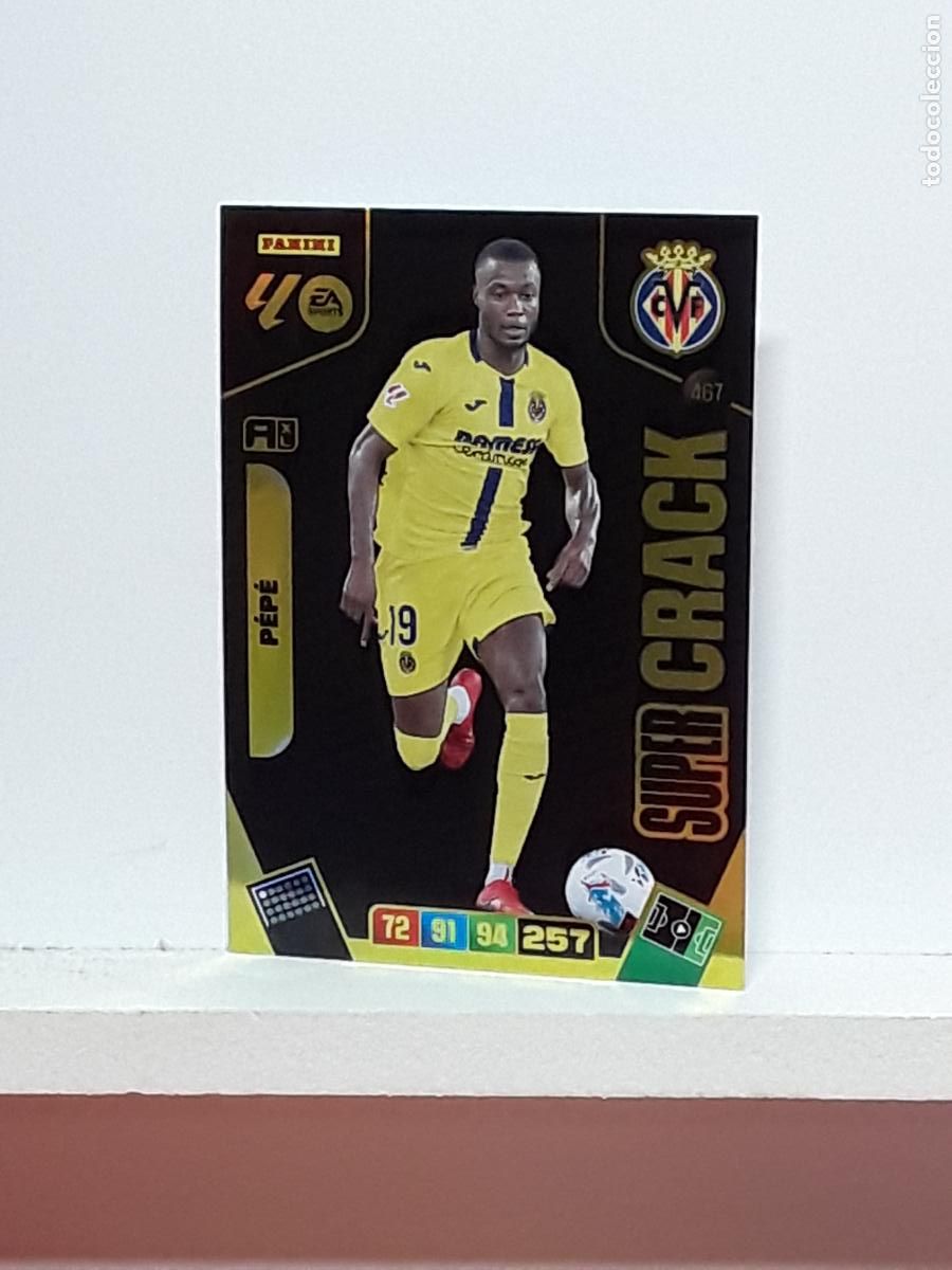 Coleccionismo cromos antiguos: ADRENALYN 2025 2026 25 26 ALBUM PANINI LIGA N 467 VILLARREAL SUPER CRACK PEPE