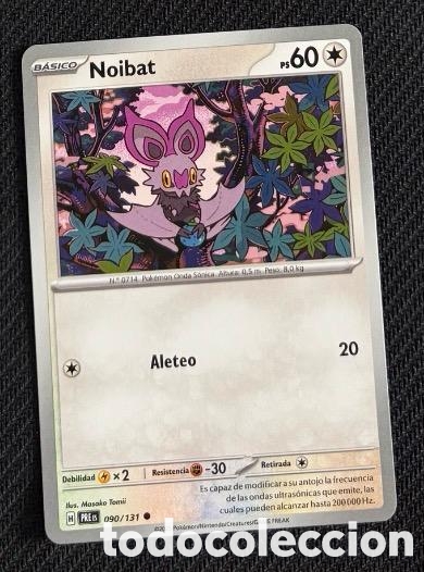 Coleccionismo cromos antiguos: 090/131 Noibat Carta POKEMON TCG