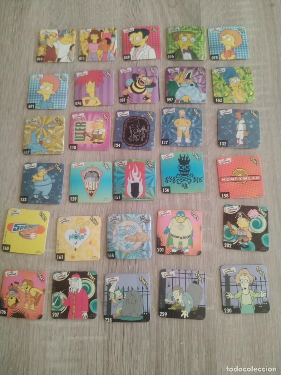 Coleccionismo cromos antiguos: THE SIMPSONS - a&ntilde;o 2002 -STAKS -lote de 30