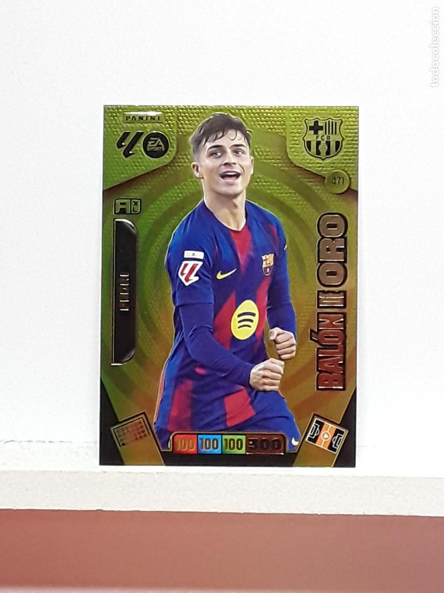 Coleccionismo cromos antiguos: ADRENALYN 2025 2026 25 26 ALBUM PANINI LIGA N 471 BARCELONA BALON DE ORO BO PEDRI
