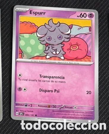 Coleccionismo cromos antiguos: 084/191 Espurr Carta POKEMON TCG