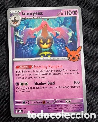 Coleccionismo cromos antiguos: 078/182 Goirgeist halloween Carta POKEMON TCG