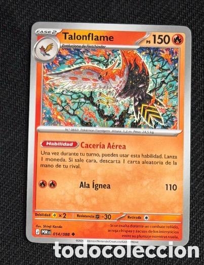 Coleccionismo cromos antiguos: 014/088 Talonflame Carta POKEMON TCG