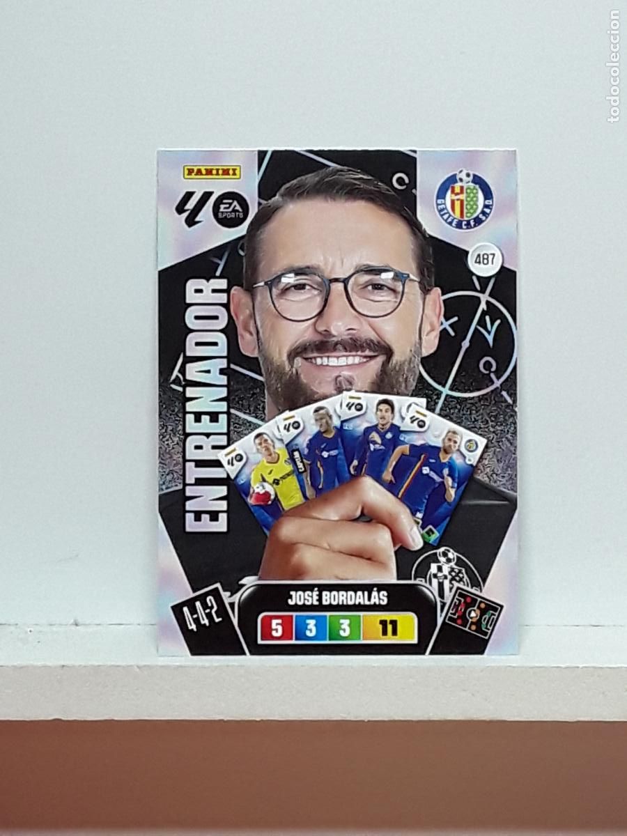 Coleccionismo cromos antiguos: ADRENALYN 2025 2026 25 26 ALBUM PANINI LIGA N 487 GETAFE ENTRENADOR JOSE BORDALAS