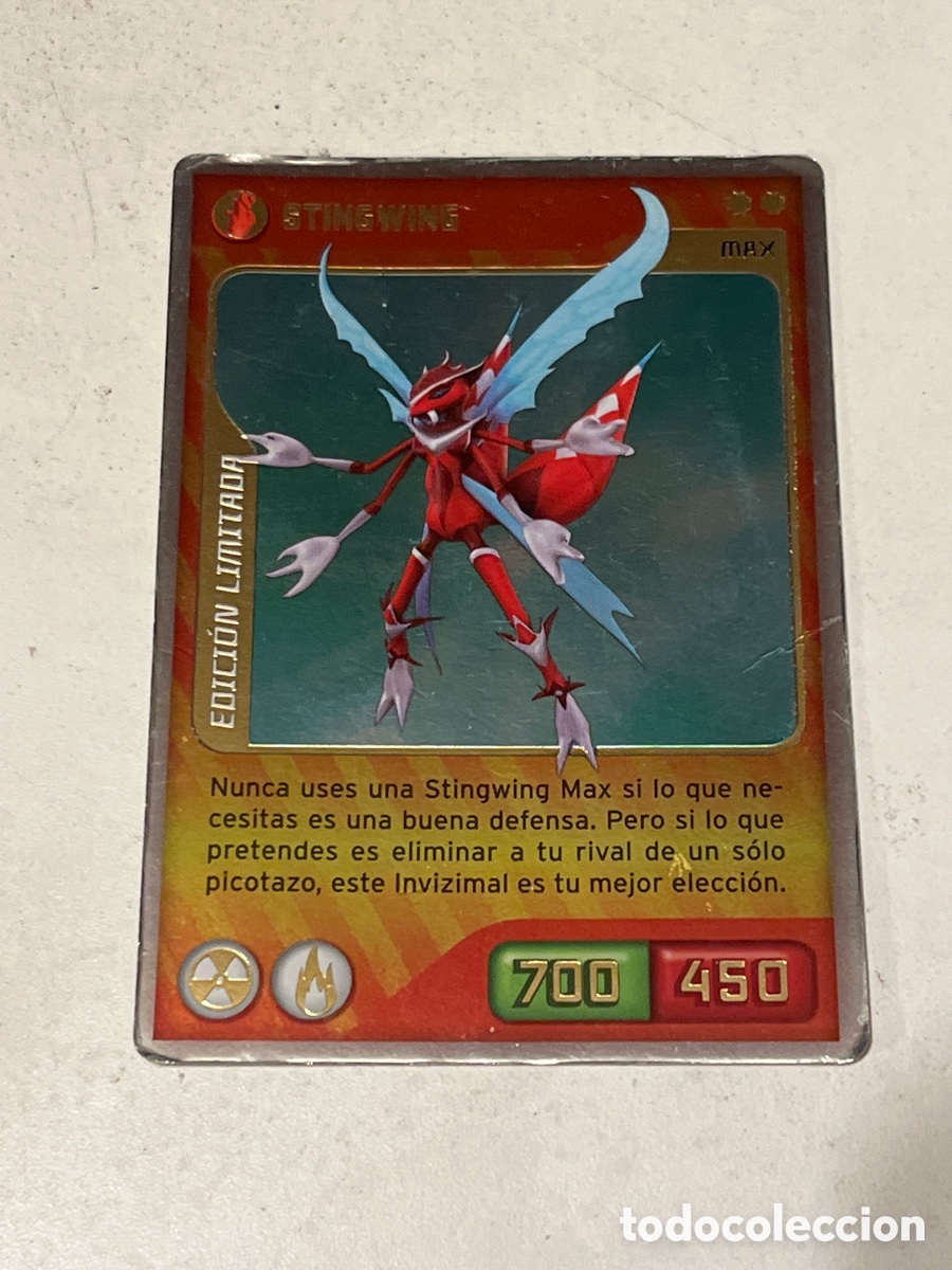 Coleccionismo cromos antiguos: Cromo PANINI Invizimals 2009-2013 N&deg;X01 Stingwing