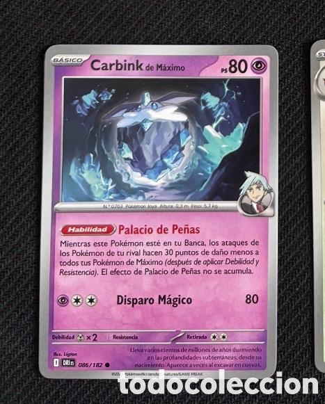 Coleccionismo cromos antiguos: 086/182 Carbink Carta POKEMON TCG