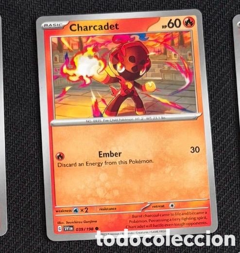 Coleccionismo cromos antiguos: 039/198 Charcadet Carta POKEMON TCG