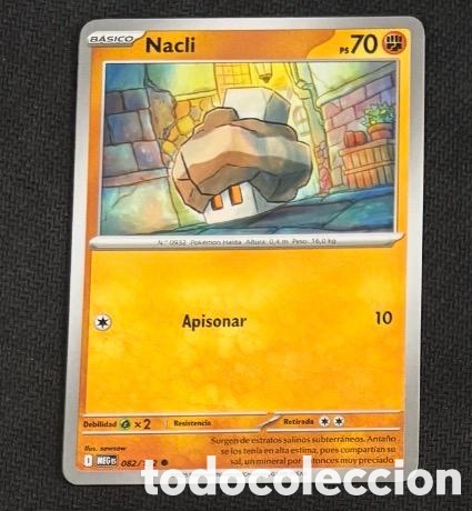 Coleccionismo cromos antiguos: 082/132 Nacli Carta POKEMON TCG