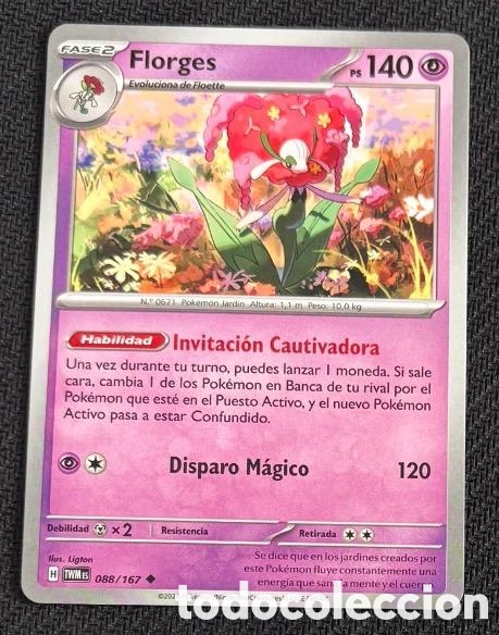 Coleccionismo cromos antiguos: 088/167 Florges Carta POKEMON TCG