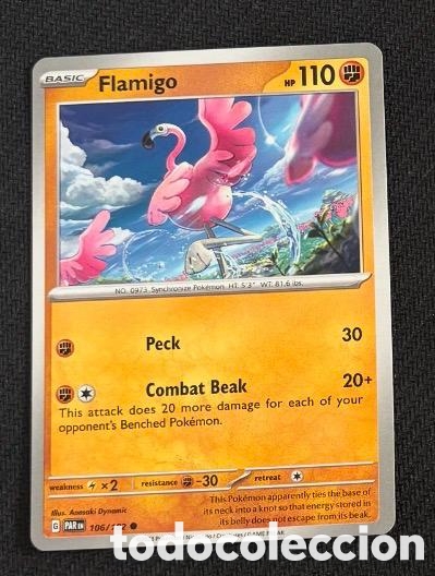 Coleccionismo cromos antiguos: 106/182 Flamigo Carta POKEMON TCG