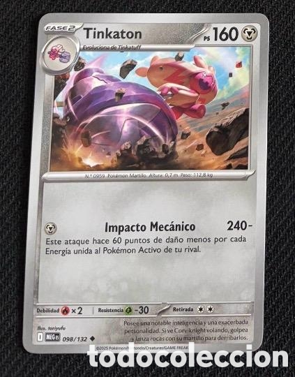 Coleccionismo cromos antiguos: 098/132 Tinkaton Carta POKEMON TCG