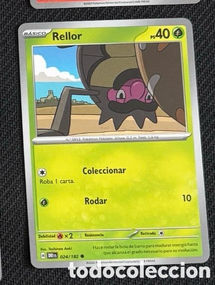 Coleccionismo cromos antiguos: 024/182 Rellor Carta POKEMON TCG