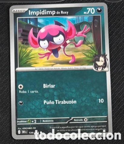 Coleccionismo cromos antiguos: 134/182 Impidimp Carta POKEMON TCG