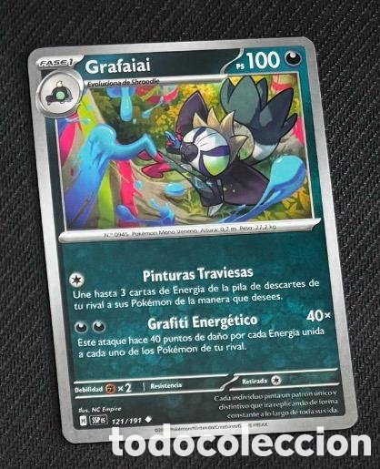 Coleccionismo cromos antiguos: 121/191 Grafaiai CARTA POKEMON TCG