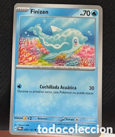 Coleccionismo cromos antiguos: 059/167 Finizen CARTA POKEMON TCG
