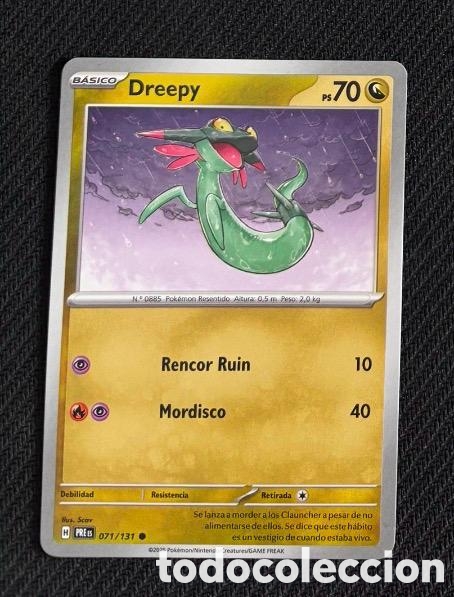 Coleccionismo cromos antiguos: 071/131 Dreepy CARTA POKEMON TCG