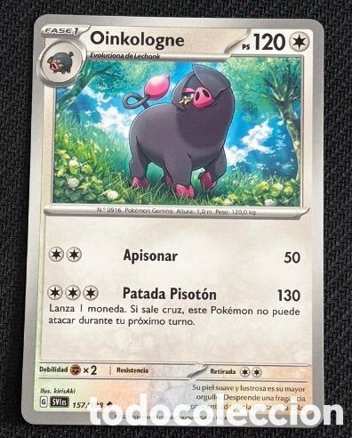 Coleccionismo cromos antiguos: 157/198 Oinkologne CARTA POKEMON TCG