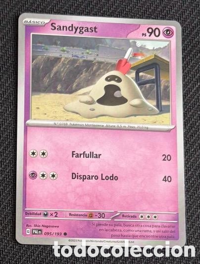 Coleccionismo cromos antiguos: 095/193 Sandygast CARTA POKEMON TCG