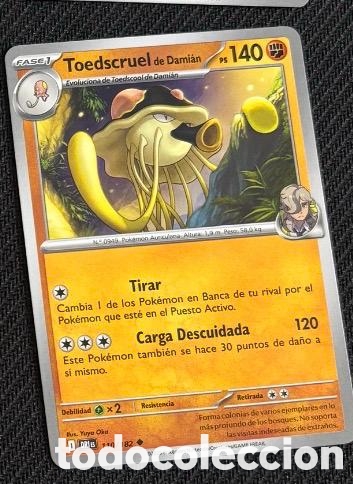 Coleccionismo cromos antiguos: 110/182 Toedscruel CARTA POKEMON TCG