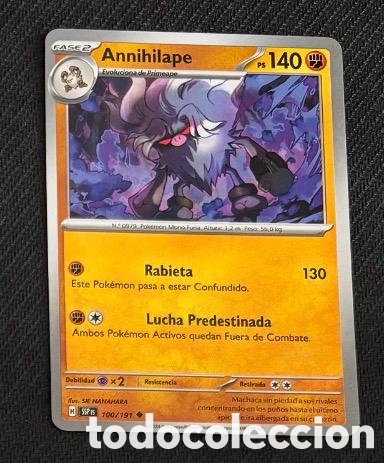 Coleccionismo cromos antiguos: 100/191 Annihilape CARTA POKEMON TCG