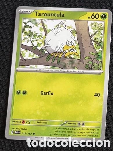 Coleccionismo cromos antiguos: 017/193 Tarountula CARTA POKEMON TCG