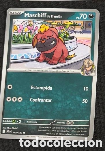 Coleccionismo cromos antiguos: 138/182 Maschiff CARTA POKEMON TCG